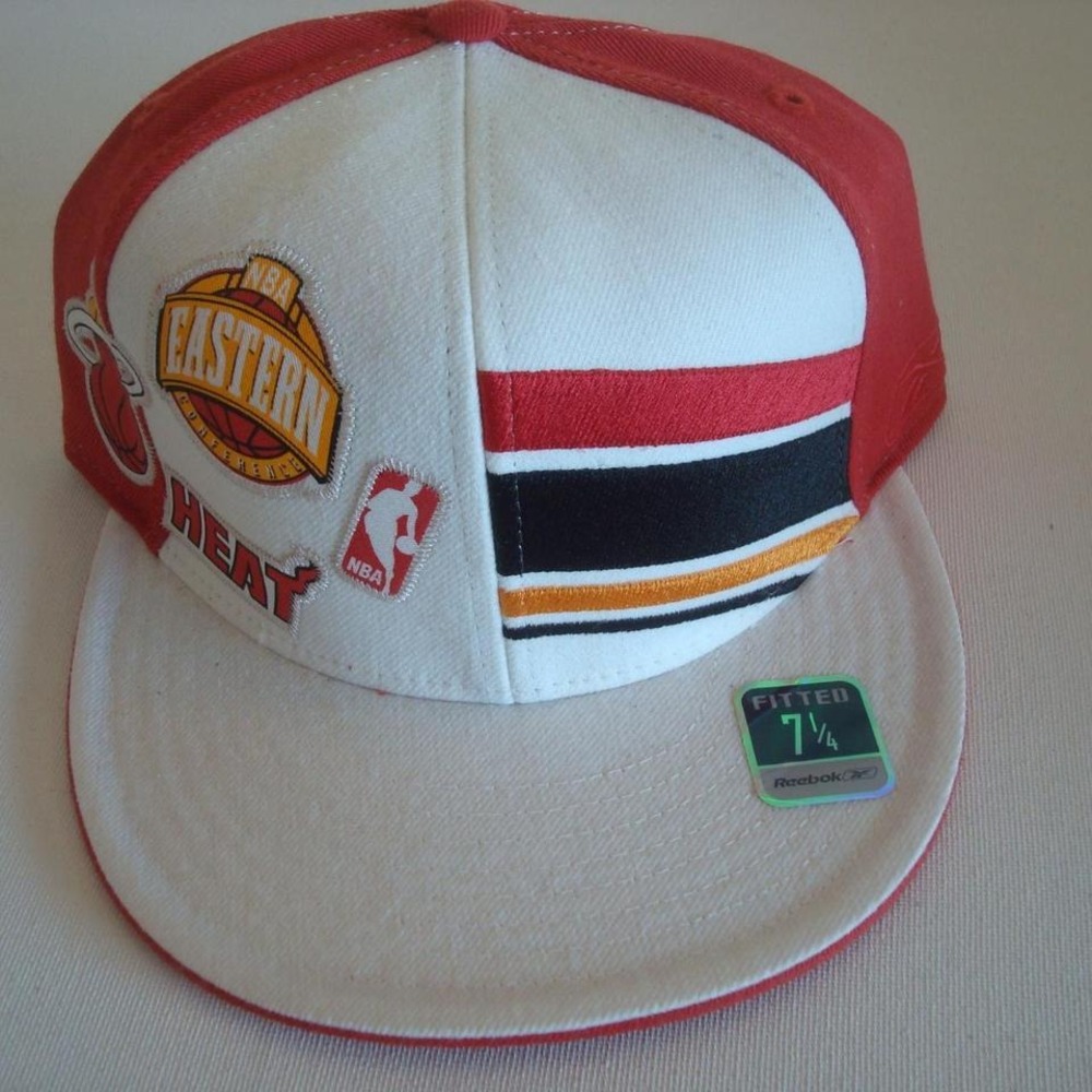 MIAMI HEAT 7 1/4 REEBOK VINTAGE HAT CAP 00S B1 Y2K